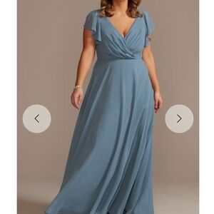 Elegant Blue Women's Dress